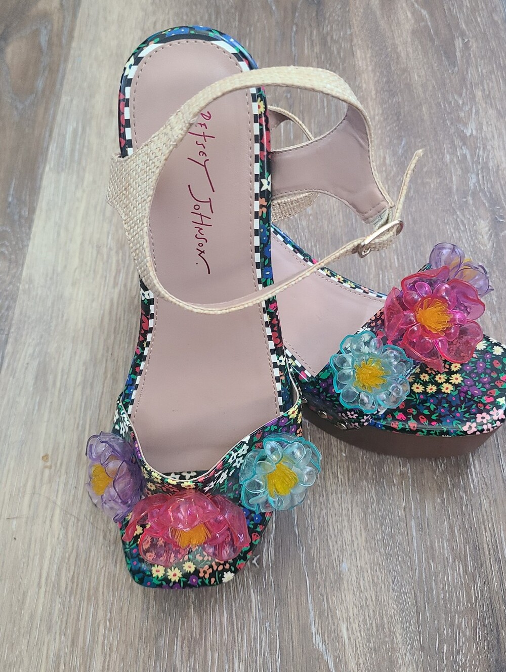 Betsey Johnson Elayne Platform Sandal Size 8.5 NEW